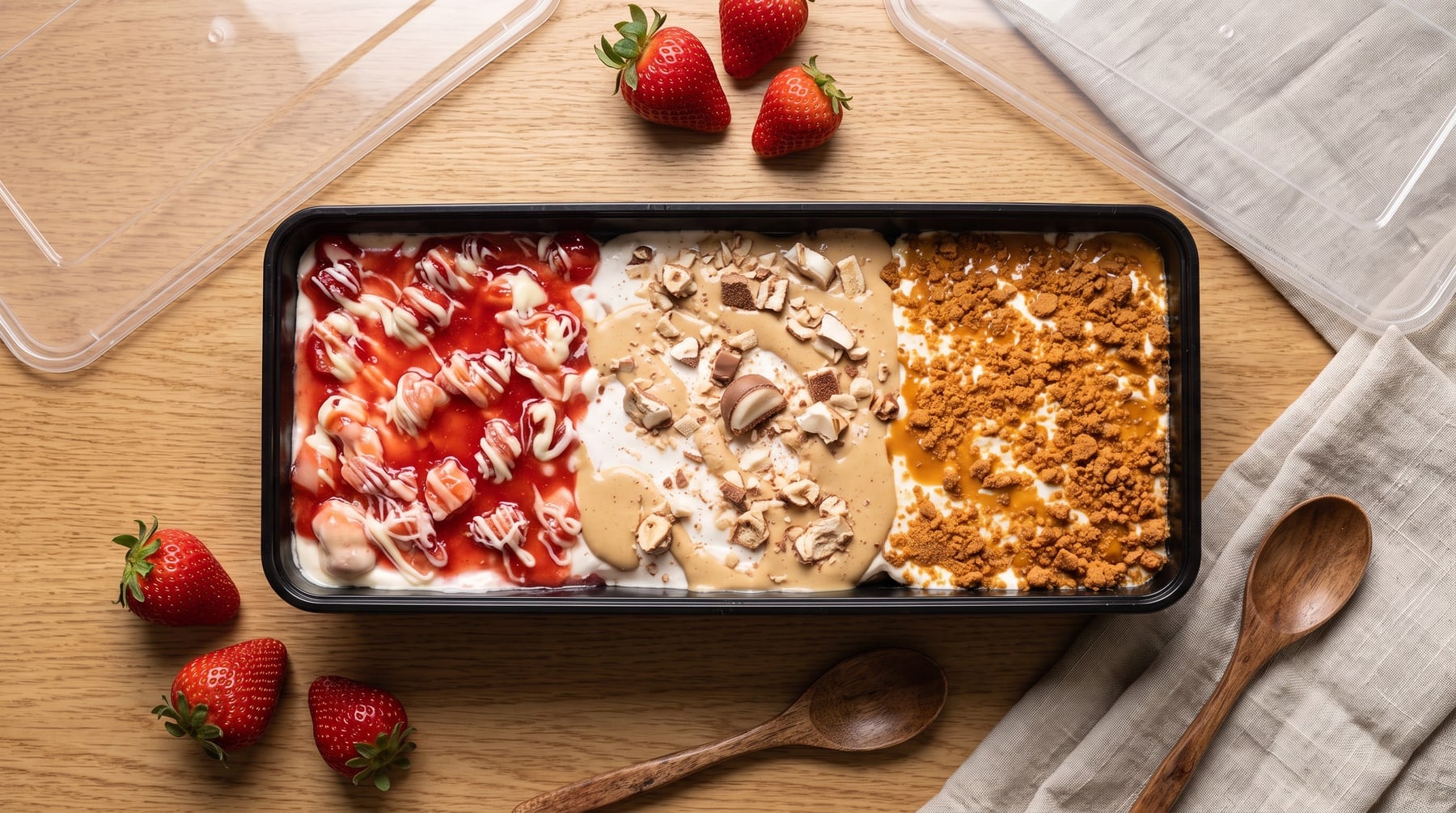 Box XXL Dolce'AD : trois parfums de tiramisu réunis dans une même barquette