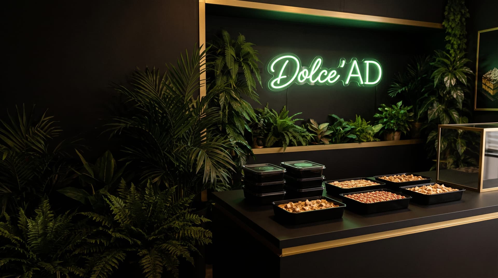 L'atelier Dolce'AD, piles de tiramisus prêts à partir